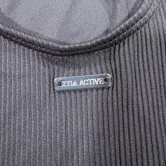 ZYIA Black Ribbed One-Piece Swimsuit - Picture 3 of 5